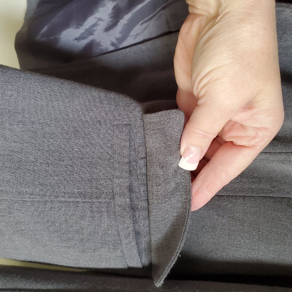 Women's Express, Fully Lined Light Grey Work Blaz… - image 5